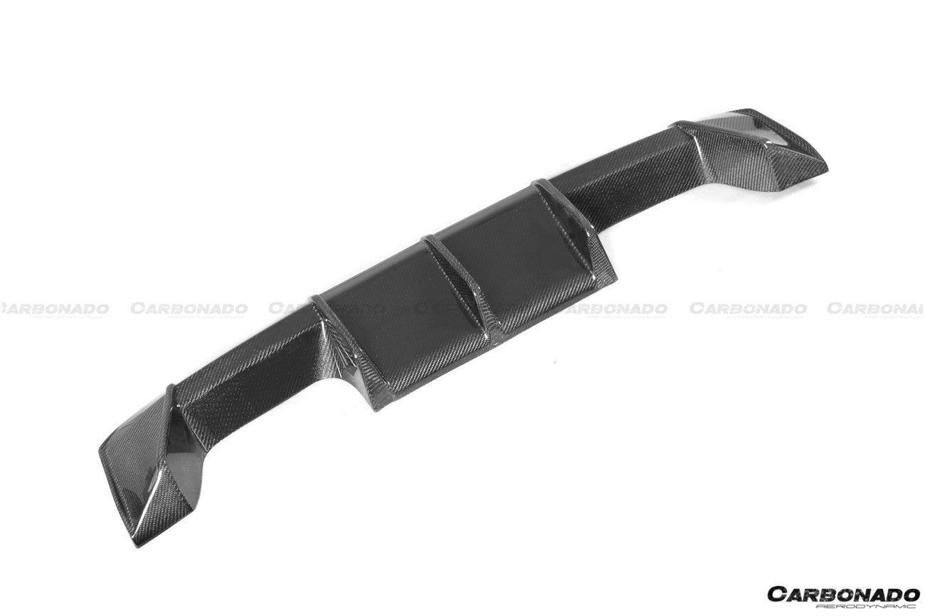 2021-UP BMW M3 G80 MP Style Carbon Fiber Quad Rear Lip with Winglets