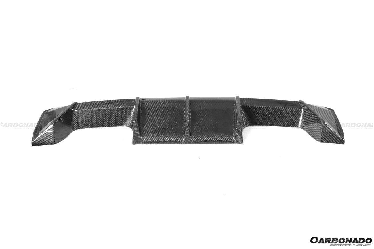 2021-UP BMW M3 G80 MP Style Carbon Fiber Quad Rear Lip with Winglets