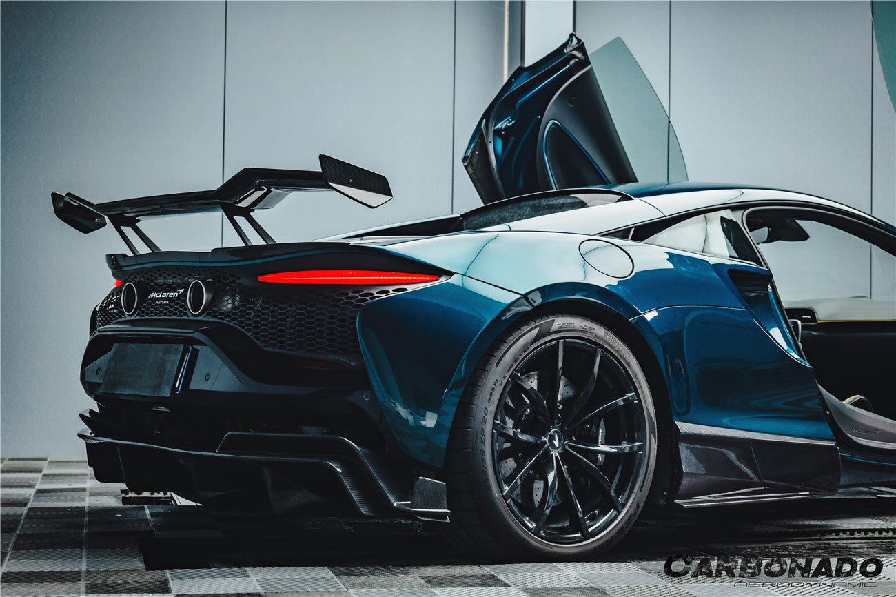 2023-UP McLaren Artura Coupe | Spider AM Style Autoclave Carbon Fiber Rear Diffuser Lip