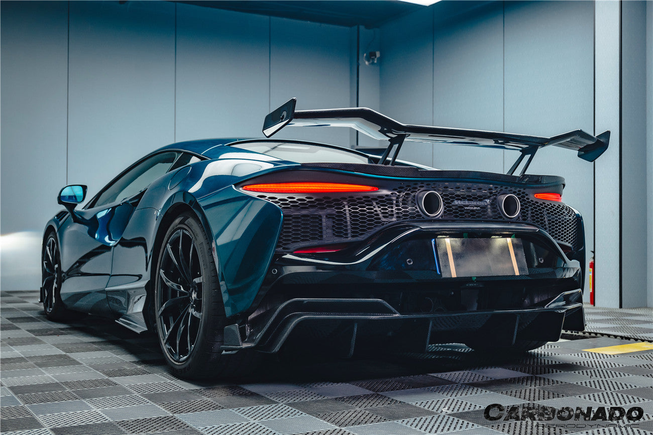2023-UP McLaren Artura Coupe | Spider AM Style Autoclave Carbon Fiber Rear Diffuser Lip