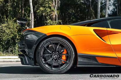 2023-UP McLaren Artura Coupe | Spider AM Style Autoclave Carbon Fiber Rear Bumper Side Panels