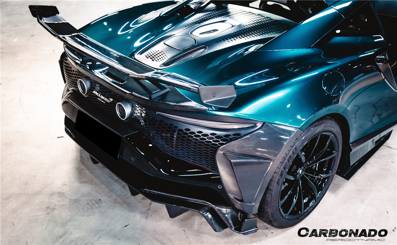 2023-UP McLaren Artura Coupe | Spider AM Style Autoclave Carbon Fiber Quarter Panel Side Scoops