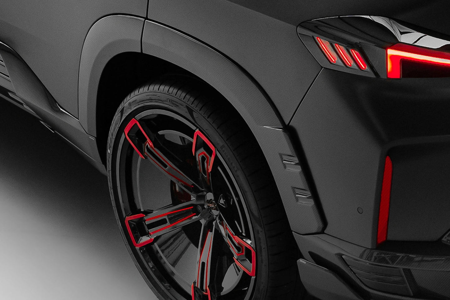 2023-2026 BMW XM G09 LD Style Dry Carbon Fiber Wide Fender Flare Set