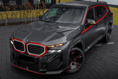 2023-2025 BMW XM G09 LD Style Dry Carbon Fiber Wide Fender Flare Set - Carbonado