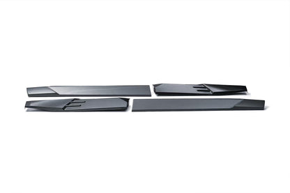 2023-2026 BMW XM G09 LD Style Dry Carbon Fiber Side Skirts With Under Board