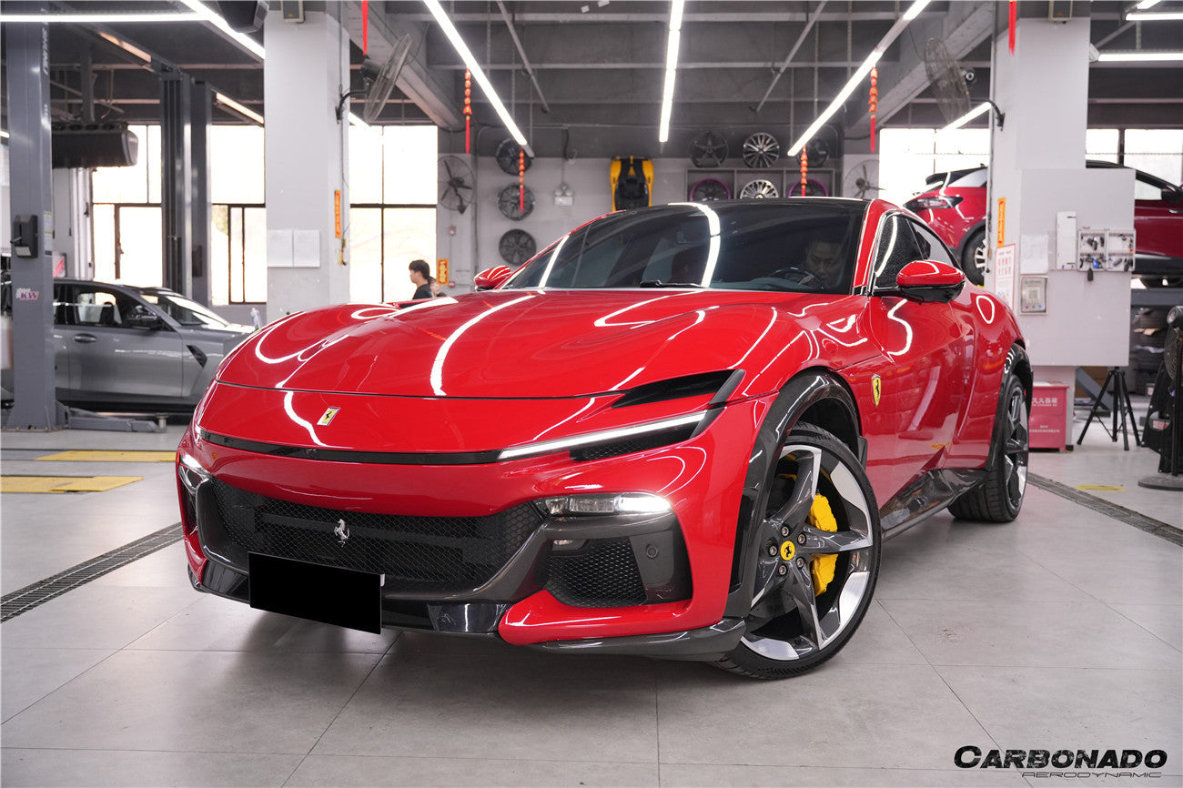 2023-2025 Ferrari Purosangue FUV Type F175 OEM Style Dry Carbon Fiber Front Lip