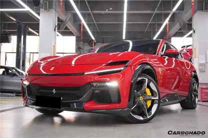 2023-2025 Ferrari Purosangue FUV Type F175 OEM Style Dry Carbon Fiber Front Lip