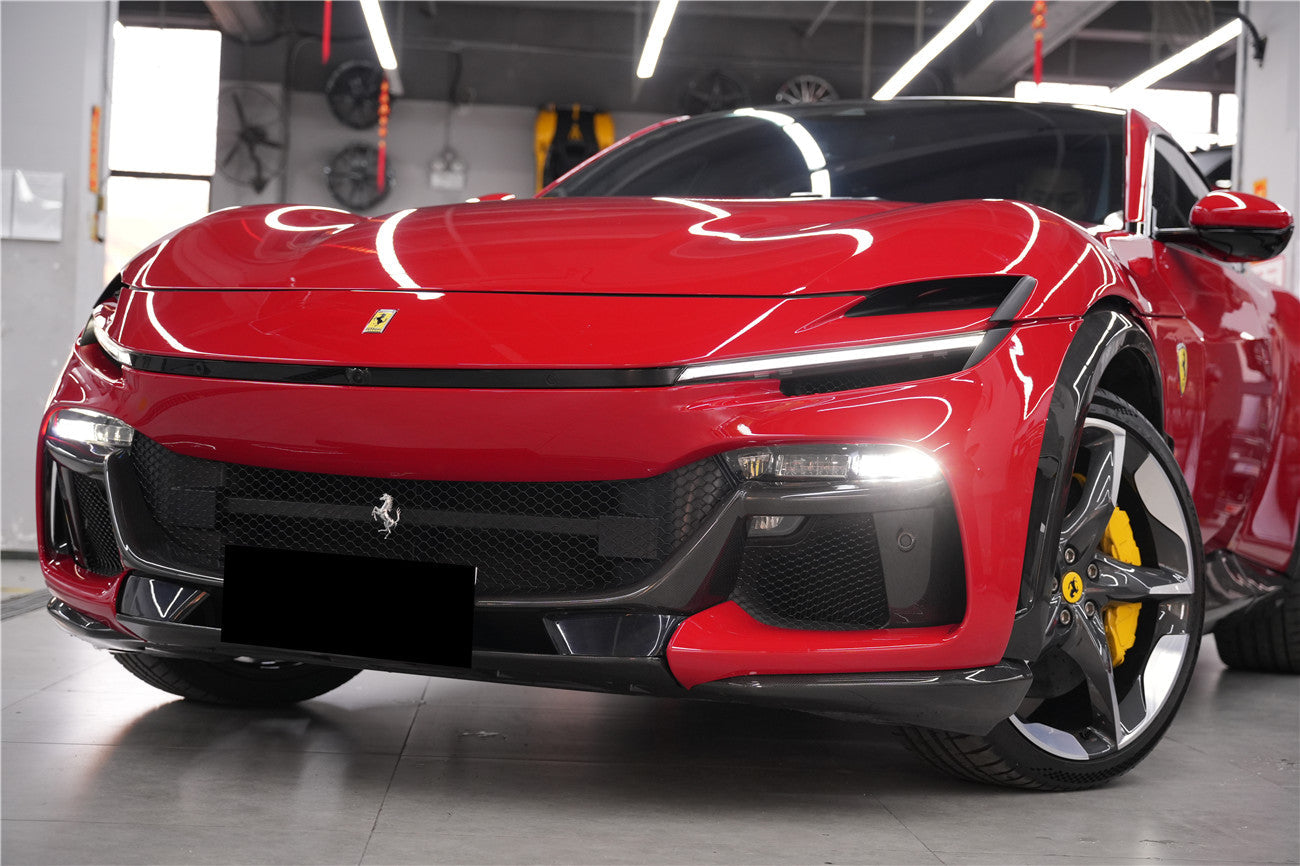 2023-2025 Ferrari Purosangue FUV Type F175 OEM Style Dry Carbon Fiber Front Lip