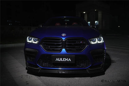 2020-2023  BMW X6M F96 AD Style Dry Carbon Fiber Front Lip