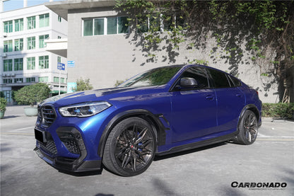 2020-2023  BMW X6M F96 AD Style Dry Carbon Fiber Front Lip