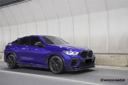 2020-2025 BMW X6M F96   G06 X6  AD Style Dry Carbon Fiber Side Skirts