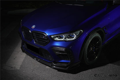 2020-2023  BMW X6M F96 AD Style Dry Carbon Fiber Front Lip