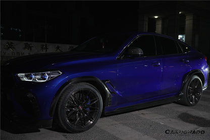 2020-2025 BMW X6M F96   G06 X6  AD Style Dry Carbon Fiber Side Skirts