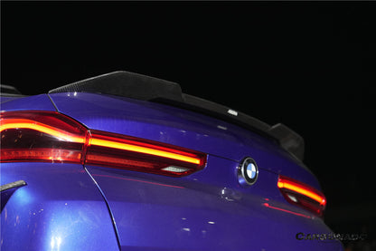 2020-2025 BMW X6M F96  G06 X6 AD Style Dry Carbon Fiber Trunk spoiler