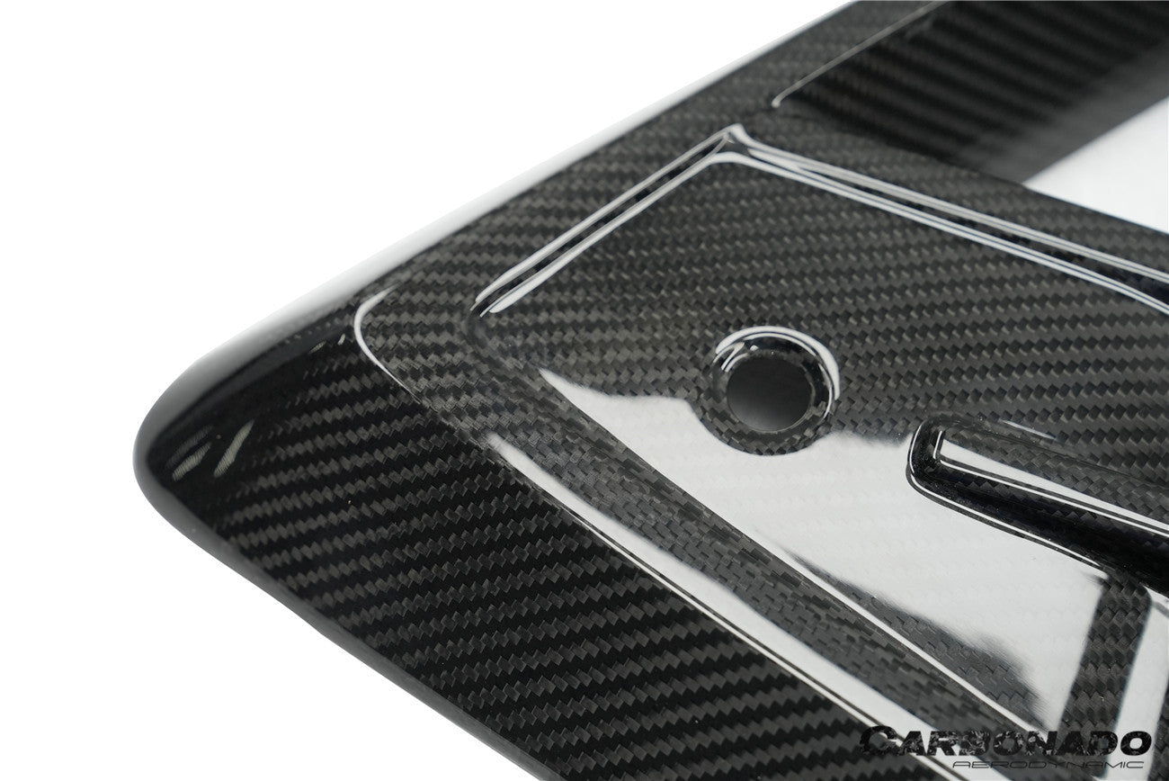 2024-2025 BMW X6M F96 AD Style Dry Carbon Fiber Front Bumper Air Inlet Vent Trims