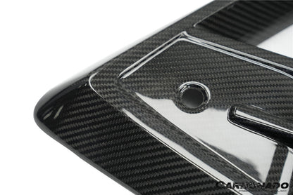 2024-2025 BMW X6M F96 AD Style Dry Carbon Fiber Front Bumper Air Inlet Vent Trims