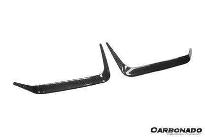 2020-2025 BMW X6M F96 G06 X6 AD Style Dry Carbon Fiber Rear Bumper Vent Trims