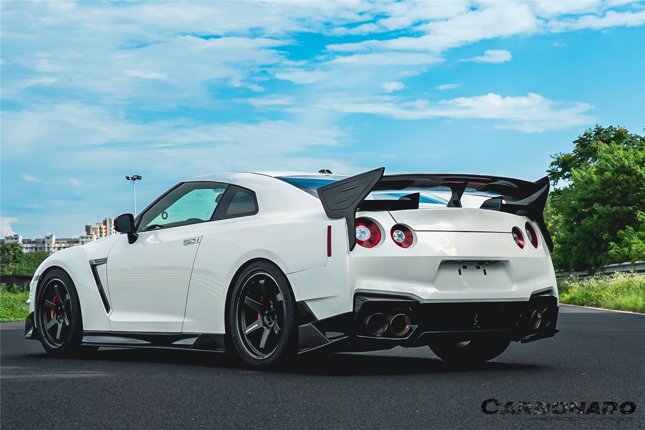2007-2025 Nissan GTR R35 CBA DBA EBA VS Style Carbon Fiber Trunk Wing Spoiler