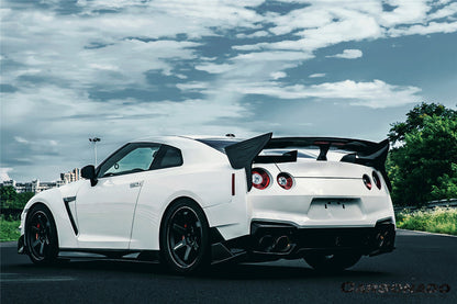 2023-2025 Nissan GTR R35 VS Style Carbon Fiber Rear Bumper Corner Splitter Lip caps