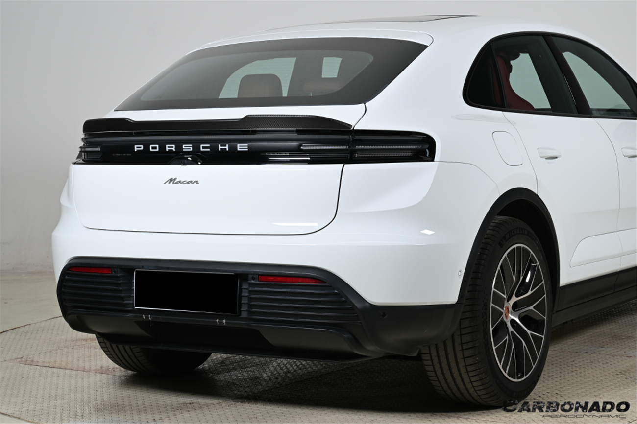 Carbonado 2024-2025 Porsche 95c Macan KDA Style Dry Carbon Fiber Trunk Spoiler - Carbonado