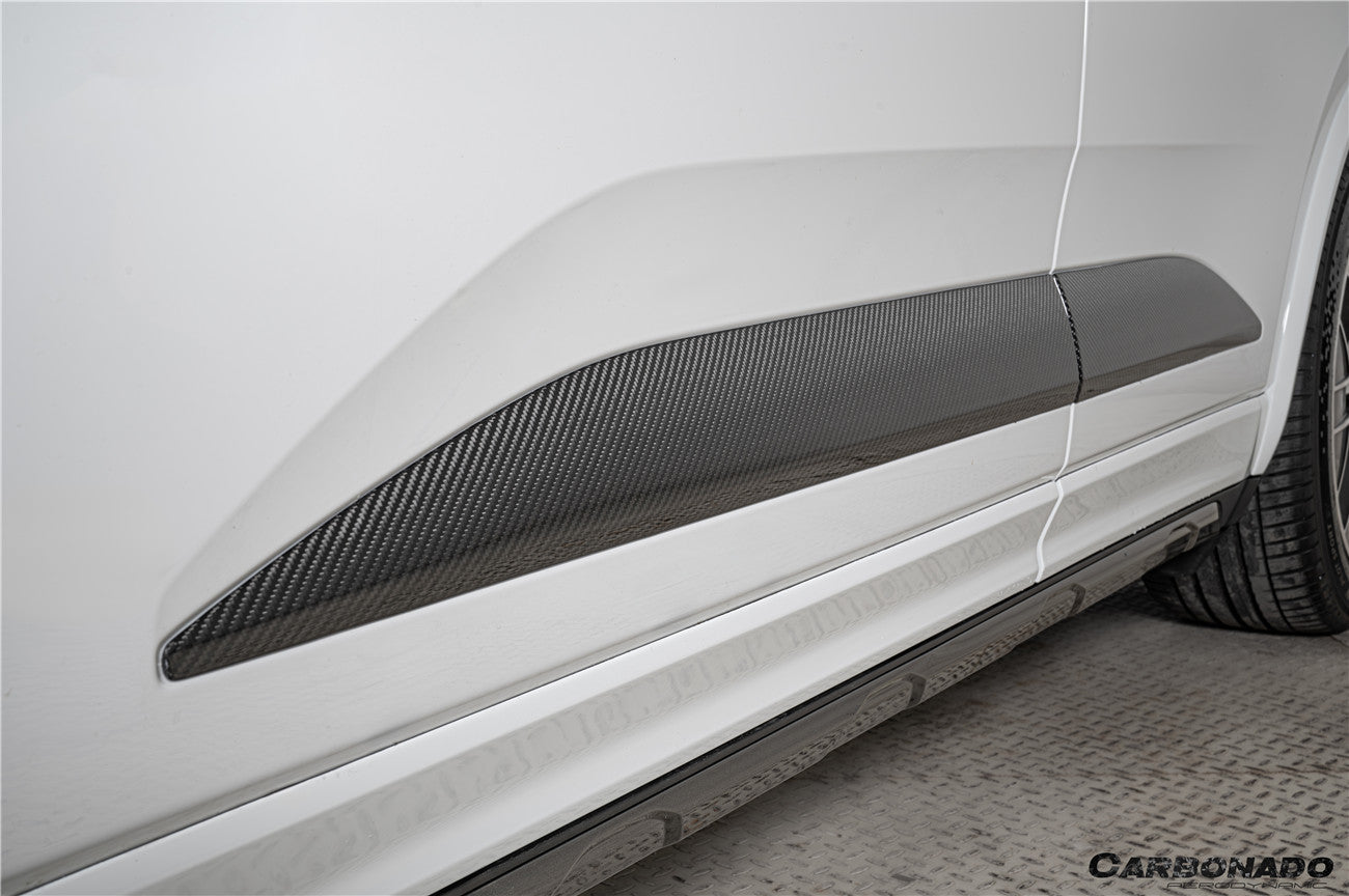 2024-2026 Porsche Macan Electric 95C OE Style Autoclave Carbon Fiber Door Trims | Fits EV 4, 4S, Turbo, GTS