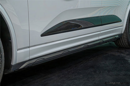 2024-2026 Porsche Macan Electric 95C OE Style Autoclave Carbon Fiber Door Trims | Fits EV 4, 4S, Turbo, GTS