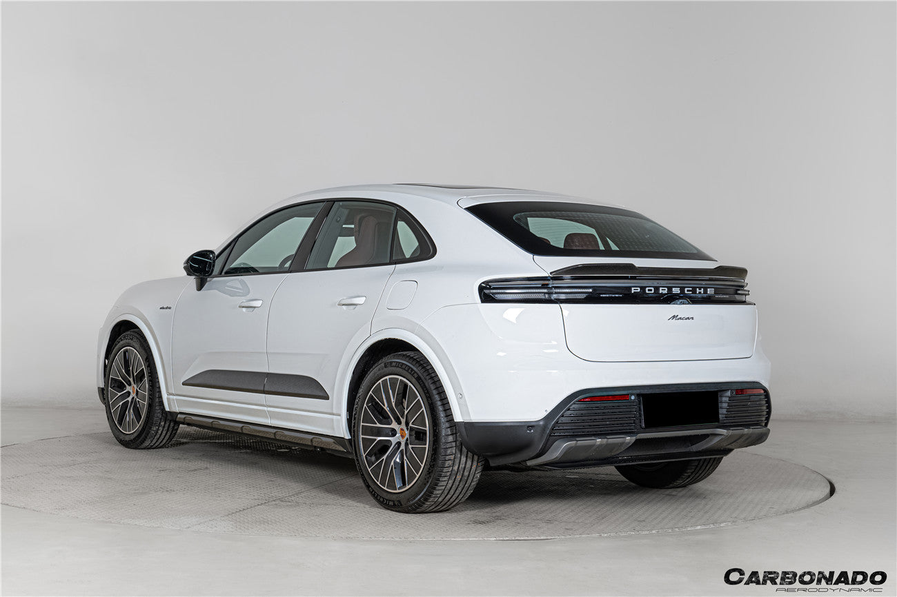 2024-2026 Porsche Macan Electric 95C OE Style Autoclave Carbon Fiber Door Trims | Fits EV 4, 4S, Turbo, GTS