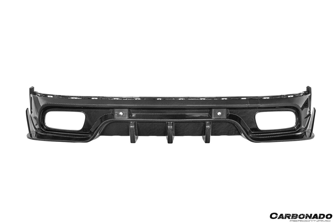 2024-2026 Porsche Panamera 976 KDA Style Autoclave Carbon Fiber Rear Diffuser Lip | Fits S, 4, 4S, E-Hybrid, 4 E-Hybrid, Sport Turismo, Turbo, Turbo s, GTS, Turbo E-Hybrid, Turbo s E-Hybrid