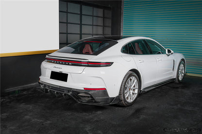 2024-2026 Porsche Panamera 976 KDA Style Autoclave Carbon Fiber Rear Diffuser Lip | Fits S, 4, 4S, E-Hybrid, 4 E-Hybrid, Sport Turismo, Turbo, Turbo s, GTS, Turbo E-Hybrid, Turbo s E-Hybrid