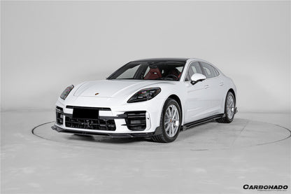2024-2026 Porsche Panamera 976 KDA Style Autoclave Carbon Fiber Front Lip | Turbo, Turbo s, GTS, Turbo E-Hybrid, Turbo s E-Hybrid