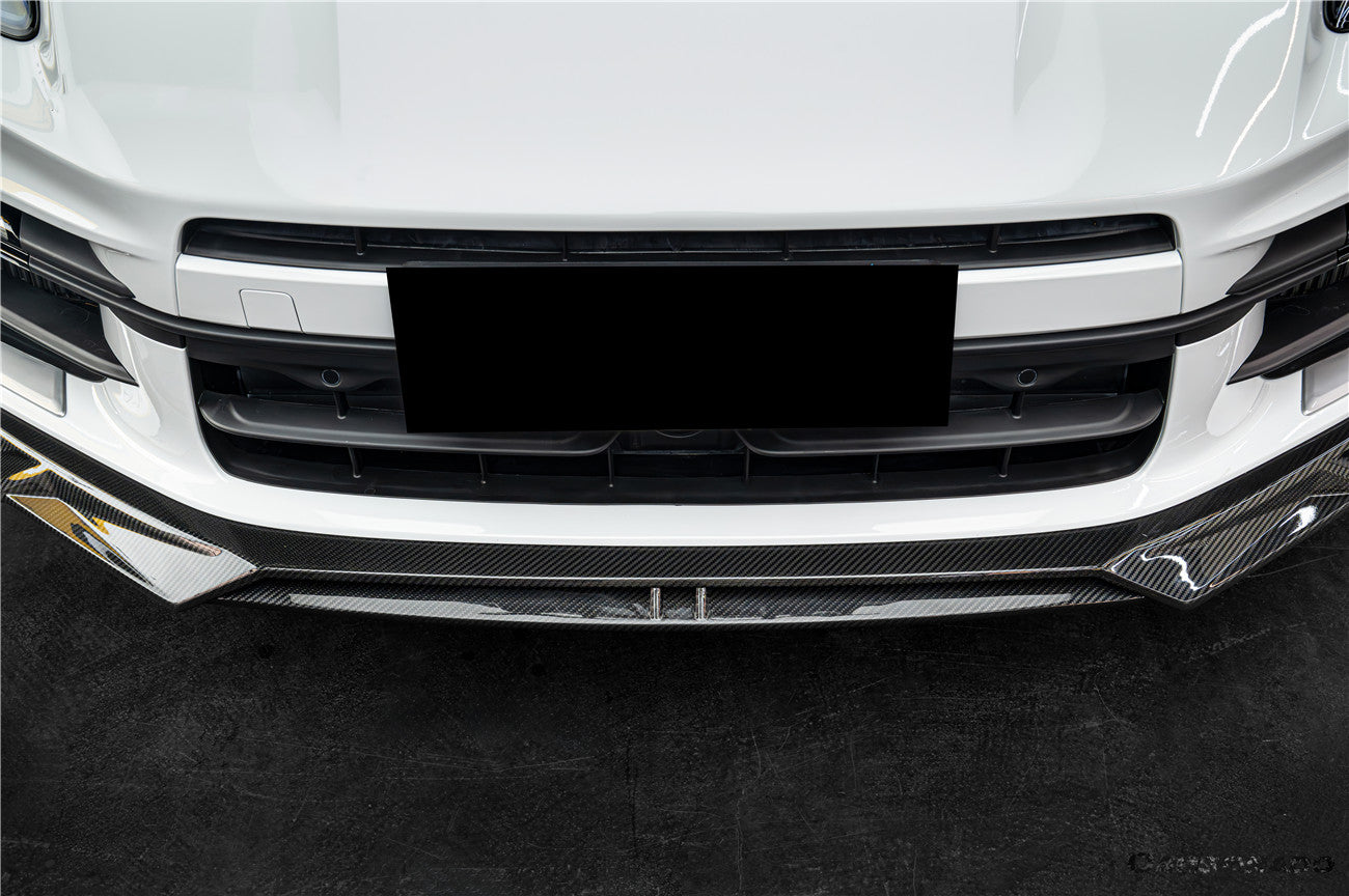 2024-2026 Porsche Panamera 976 KDA Style Autoclave Carbon Fiber Front Lip | Turbo, Turbo s, GTS, Turbo E-Hybrid, Turbo s E-Hybrid