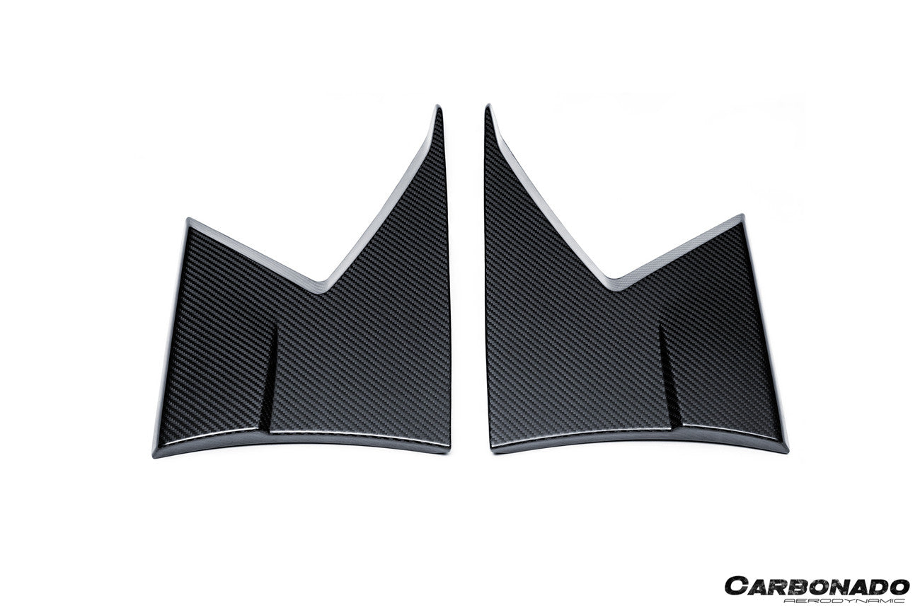 2024-UP Lamborghini Revuelto MSY Style Autoclave Carbon Fiber Front Bumper Side Splitter