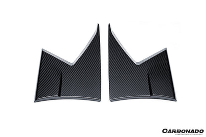2024-UP Lamborghini Revuelto MSY Style Autoclave Carbon Fiber Front Bumper Side Splitter