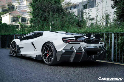 2024-UP Lamborghini Revuelto MSY Style Autoclave Carbon Fiber Rear Diffuser Lip