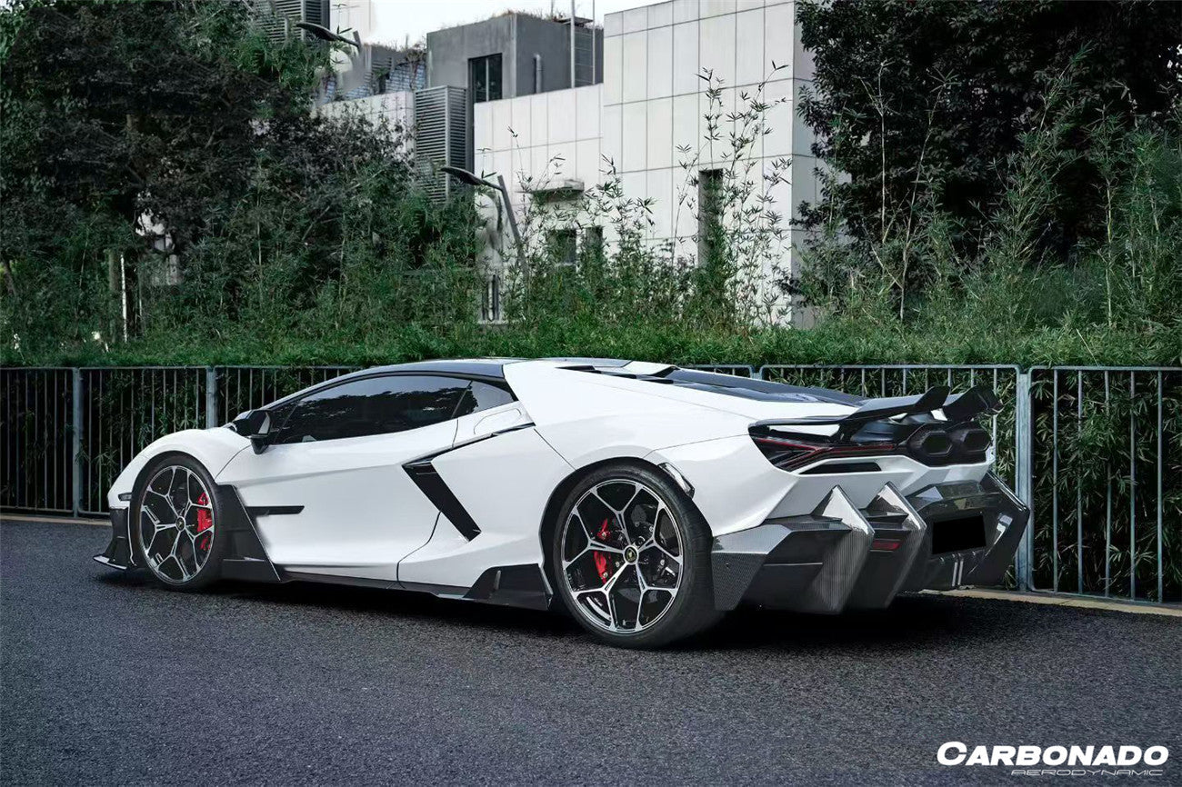 2024-UP Lamborghini Revuelto MSY Style Autoclave Carbon Fiber Rear Diffuser Lip