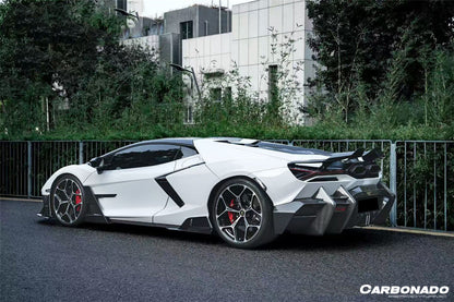 2024-UP Lamborghini Revuelto MSY Style Autoclave Carbon Fiber Rear Diffuser Lip