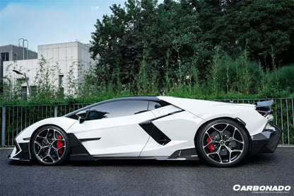 2024-UP Lamborghini Revuelto MSY Style Autoclave Carbon Fiber Side Skirts Canards