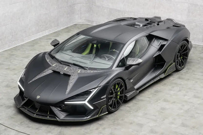 2024-UP Lamborghini Revuelto MSY Style Autoclave Carbon Fiber Front Bumper Side Splitter
