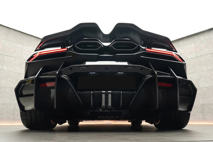 2024-UP Lamborghini Revuelto MSY Style Autoclave Carbon Fiber Rear Diffuser Lip
