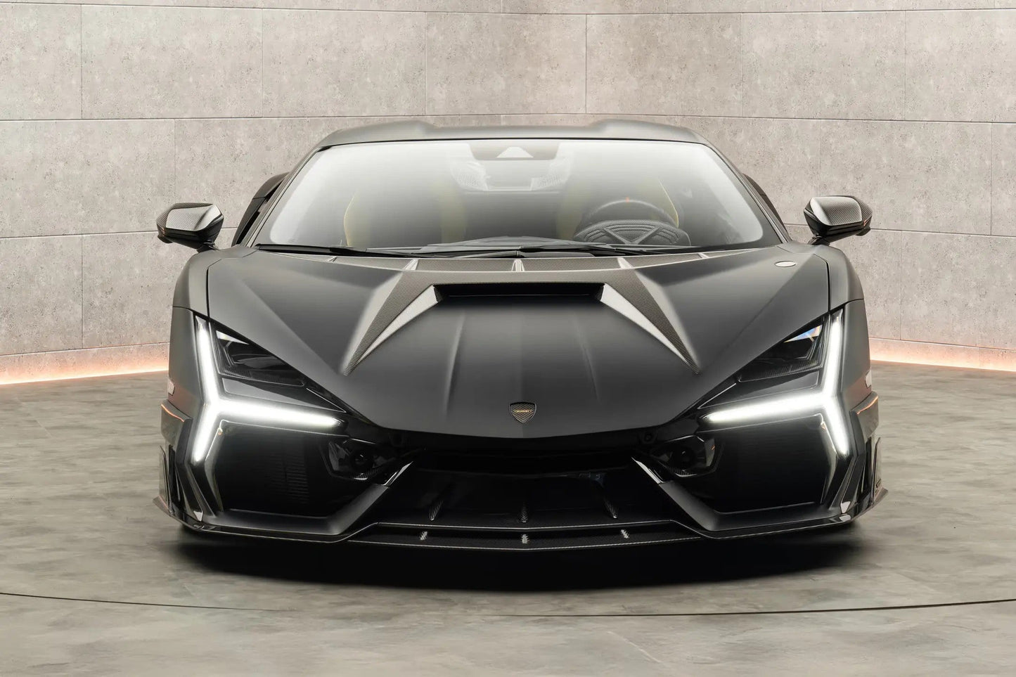 2024-UP Lamborghini Revuelto MSY Style Autoclave Carbon Fiber Middle Front Lip