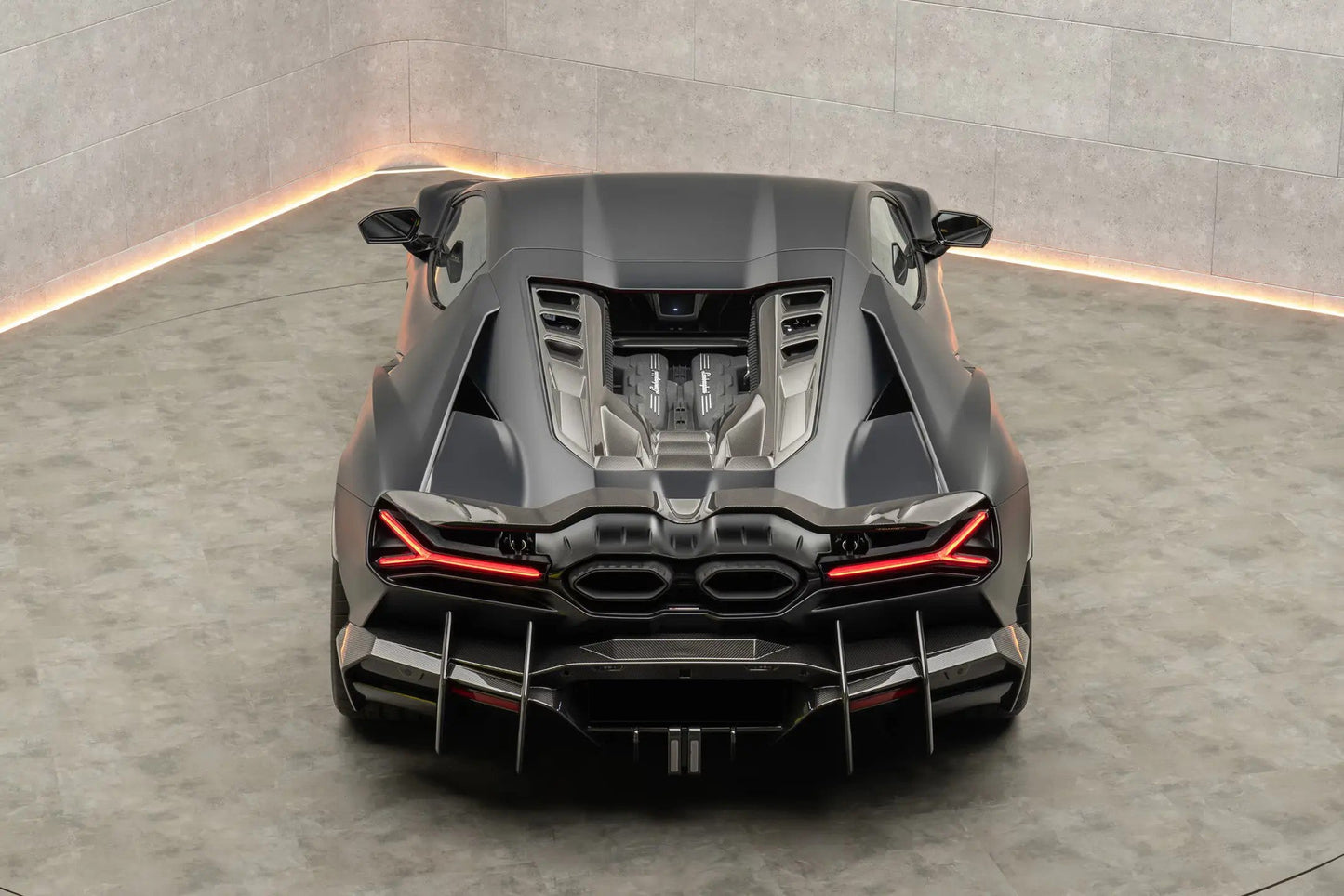 2024-UP Lamborghini Revuelto MSY Style Autoclave Carbon Fiber Rear Spoiler Wing
