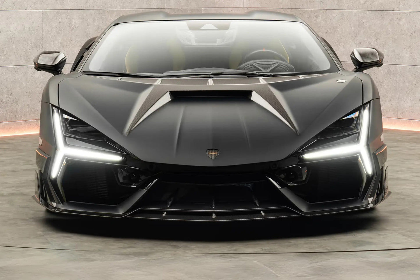 2024-UP Lamborghini Revuelto MSY Style Autoclave Carbon Fiber Middle Front Lip