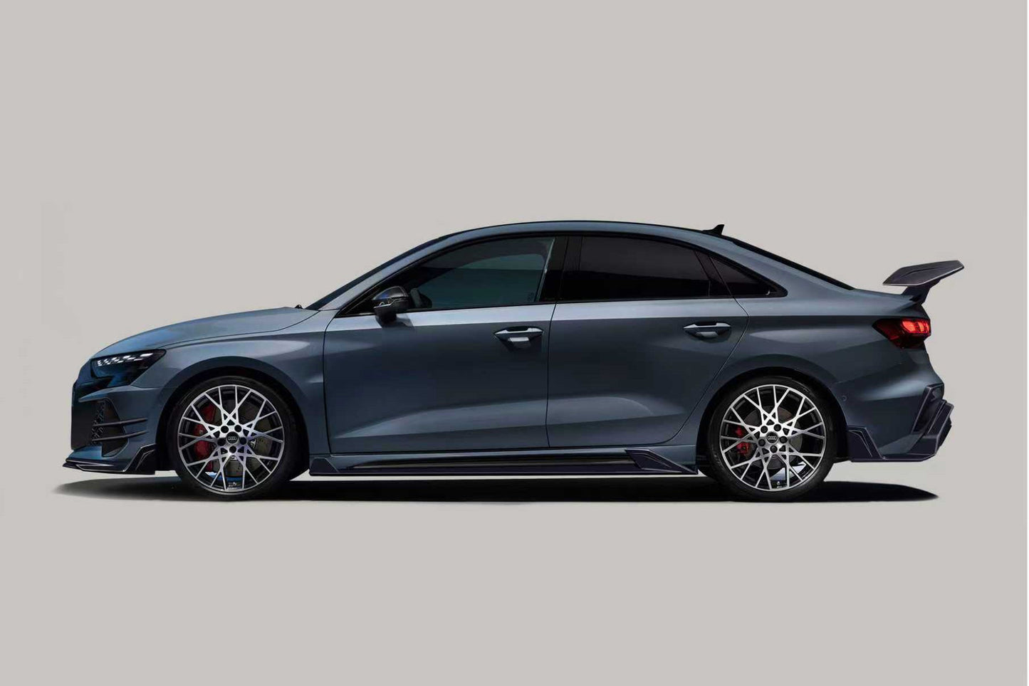 2025-UP Audi RS3 S3 A3 8Y.5 Sedan AD Style Autoclave Carbon Fiber Trunk wing Spoiler