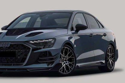 2025-UP Audi RS3 S3 8Y.5 Sedan AD Style Autoclave Carbon Fiber Side Skirts