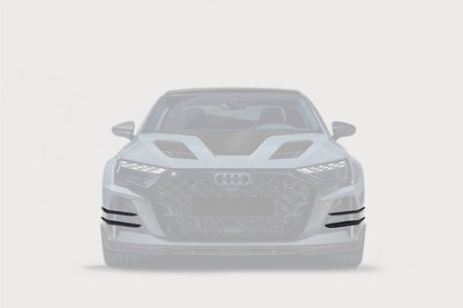 2025-UP Audi RS3 8Y.5 Sedan And Sportback AD Style Autoclave Carbon Fiber Front Canards