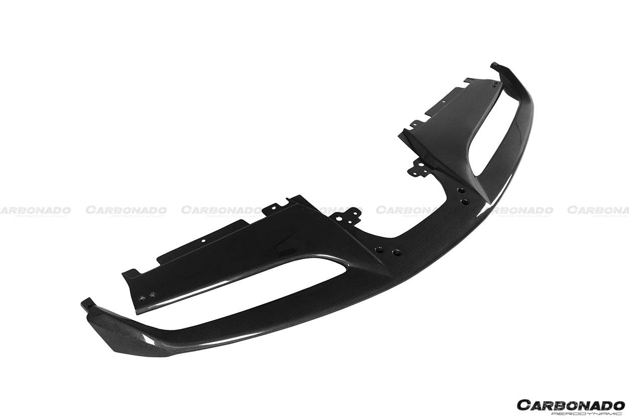 2015-2020 Ferrari 488 GTB Spyder OE Style Carbon Fiber Front Lip - Carbonado Aero