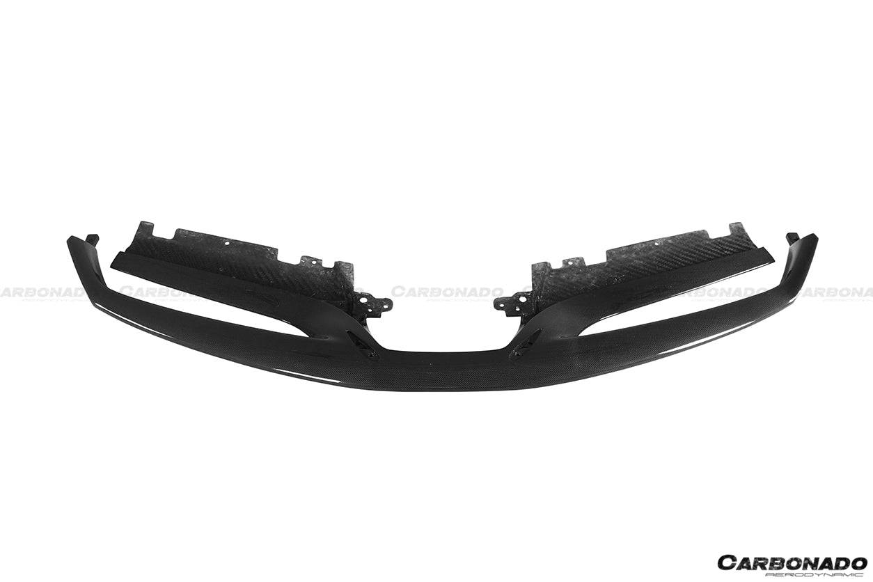 2015-2020 Ferrari 488 GTB Spyder OE Style Carbon Fiber Front Lip - Carbonado Aero