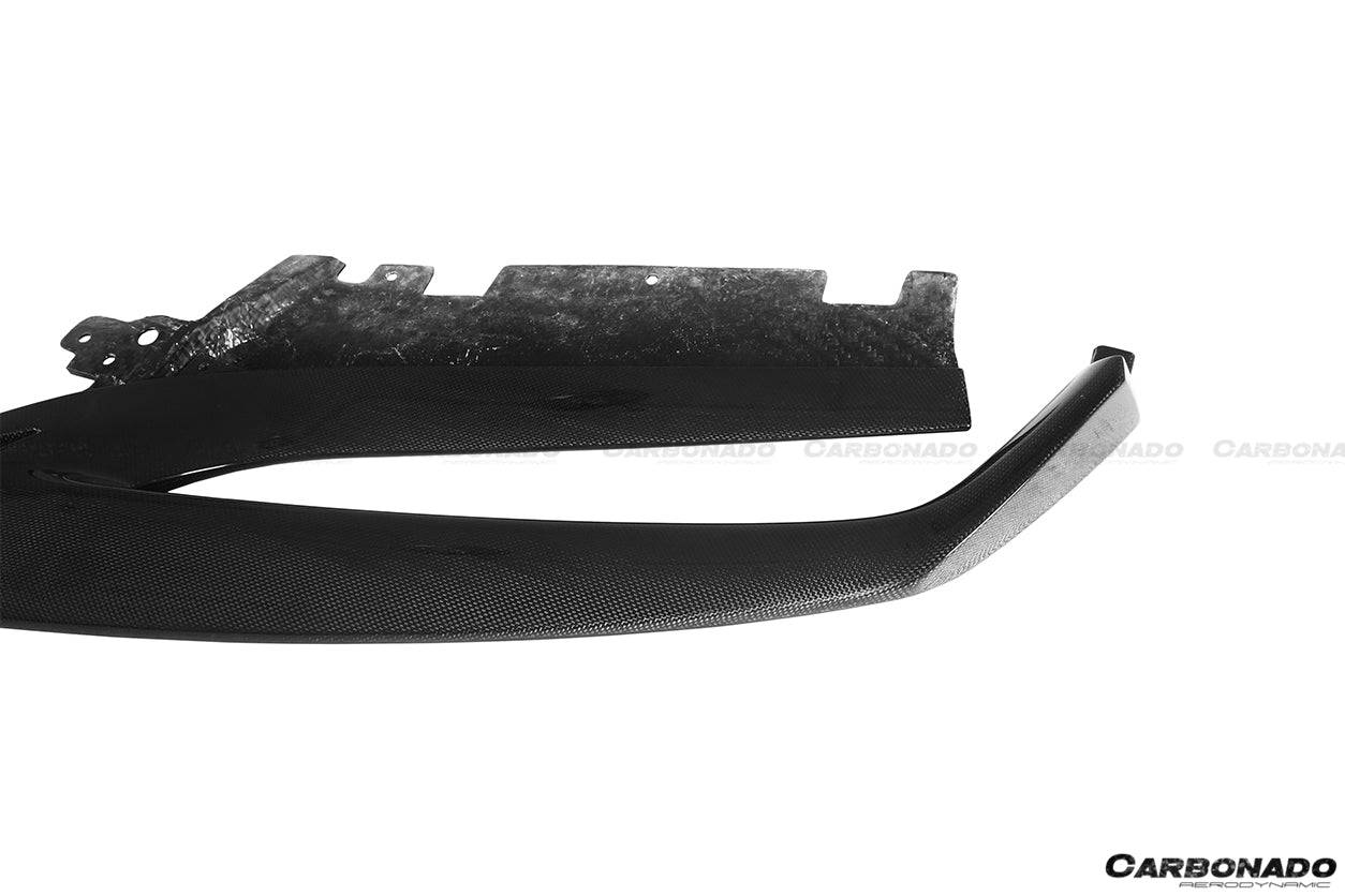 2015-2020 Ferrari 488 GTB Spyder OE Style Carbon Fiber Front Lip - Carbonado Aero