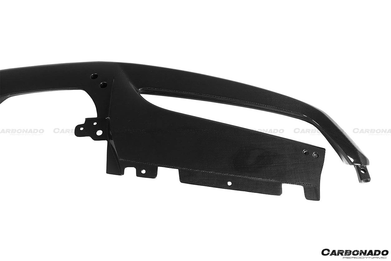 2015-2020 Ferrari 488 GTB Spyder OE Style Carbon Fiber Front Lip - Carbonado Aero