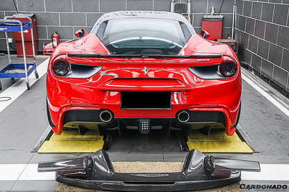 2015-2019 Ferrari 488 GTB MSY Style Trunk Wing Spoiler - Carbonado Aero